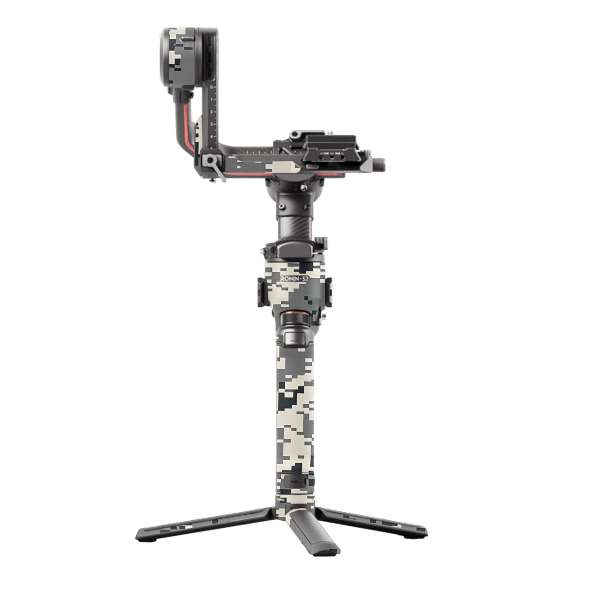 Grey Black Pixel DJI RS 2 Gimbal Skin
