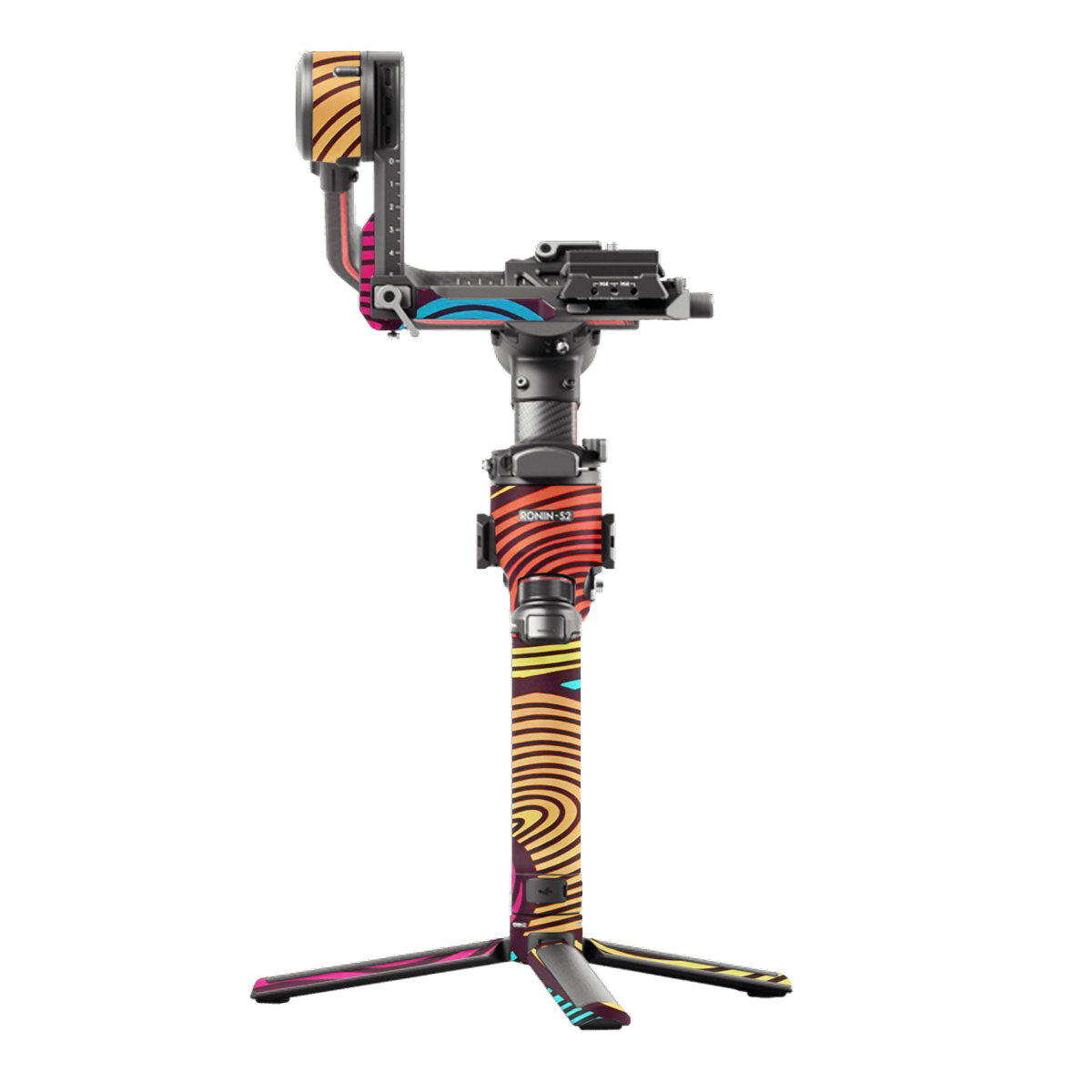 Retro Colorful Doodle Art Pattern DJI RS 2 Gimbal Skin