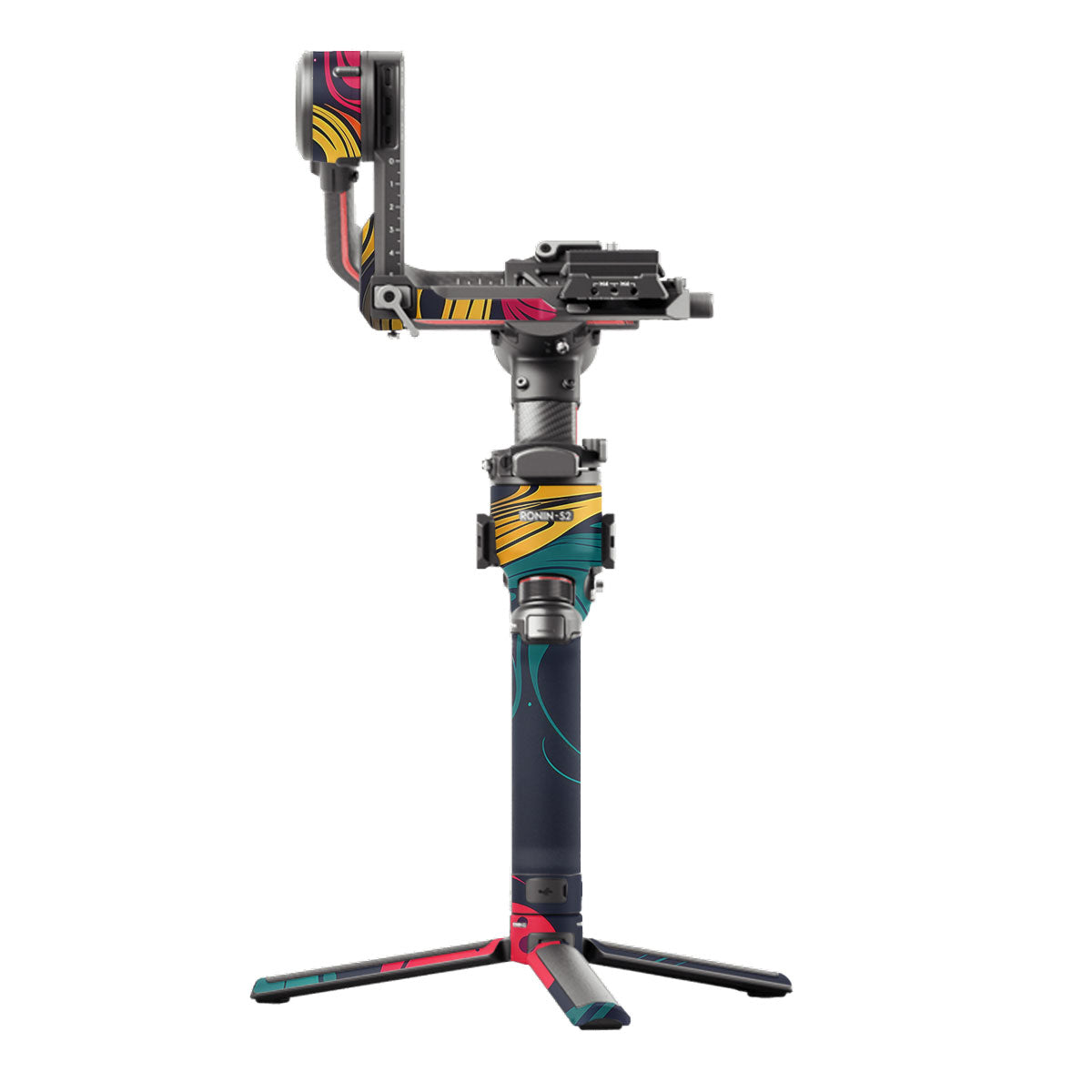Psychedelic Color Swirl DJI RS 2 Gimbal Skin