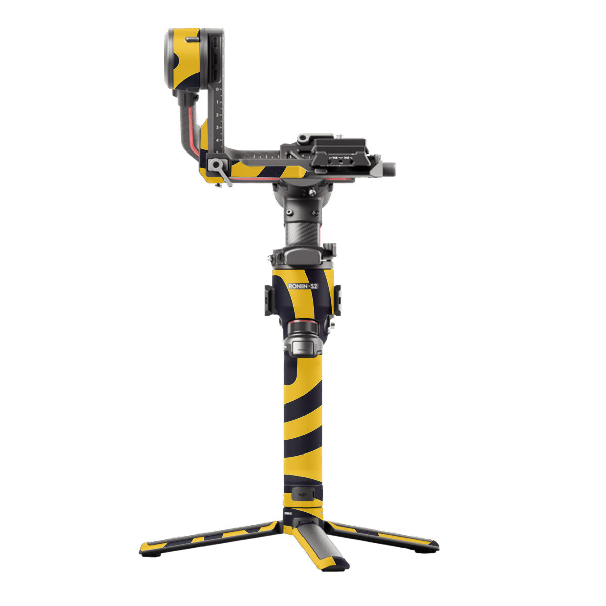 Minimal Yellow Wave DJI RS 2 Gimbal Skin