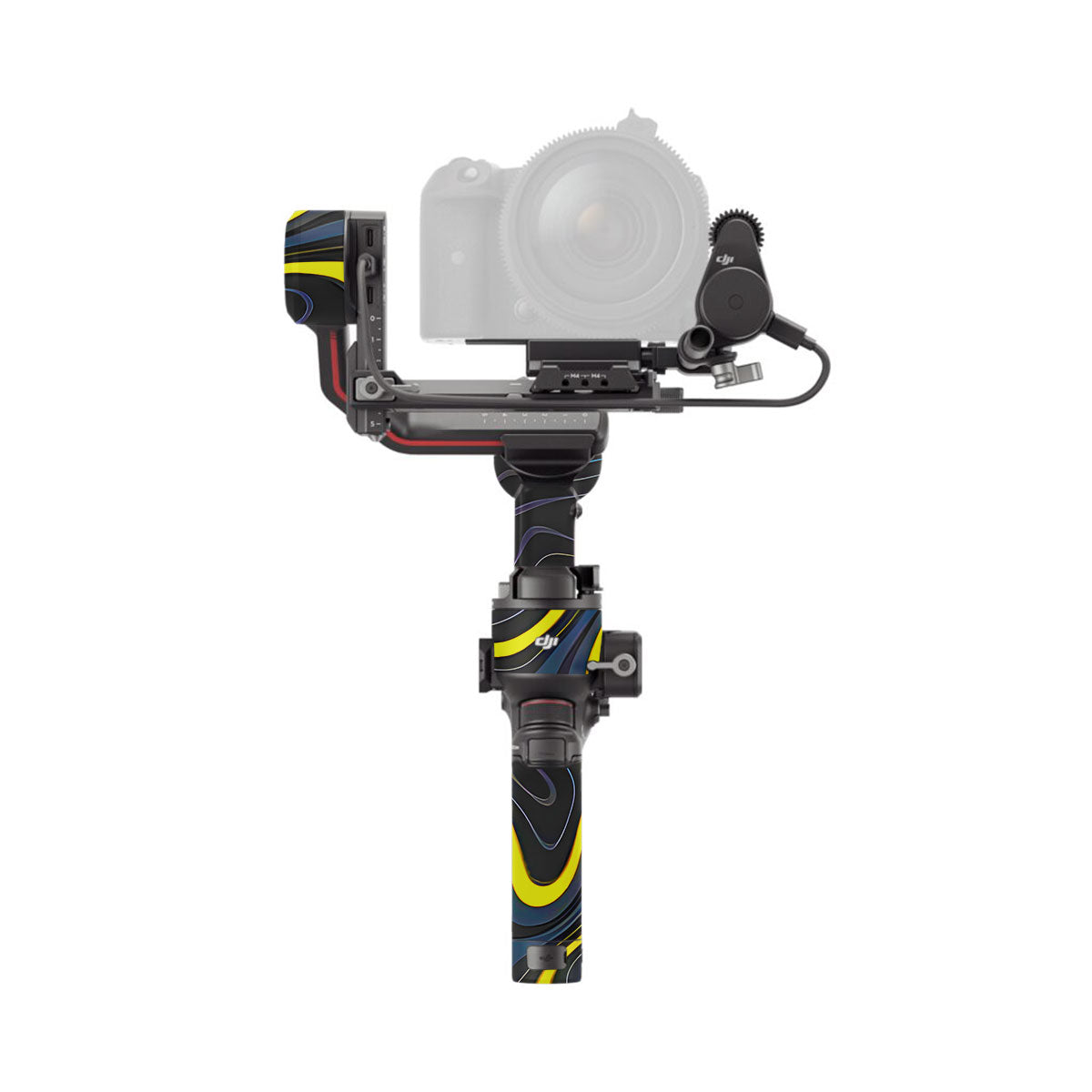 Neon Lava Contours DJI RS 3 Gimbal Skin