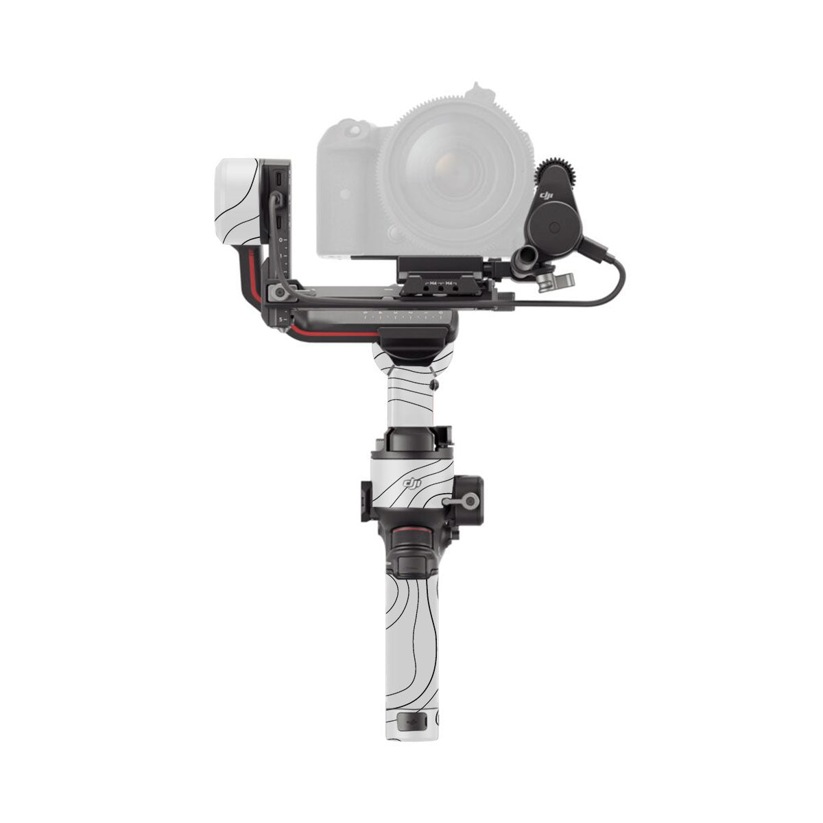 White Contour Design DJI RS 3 Gimbal Skin