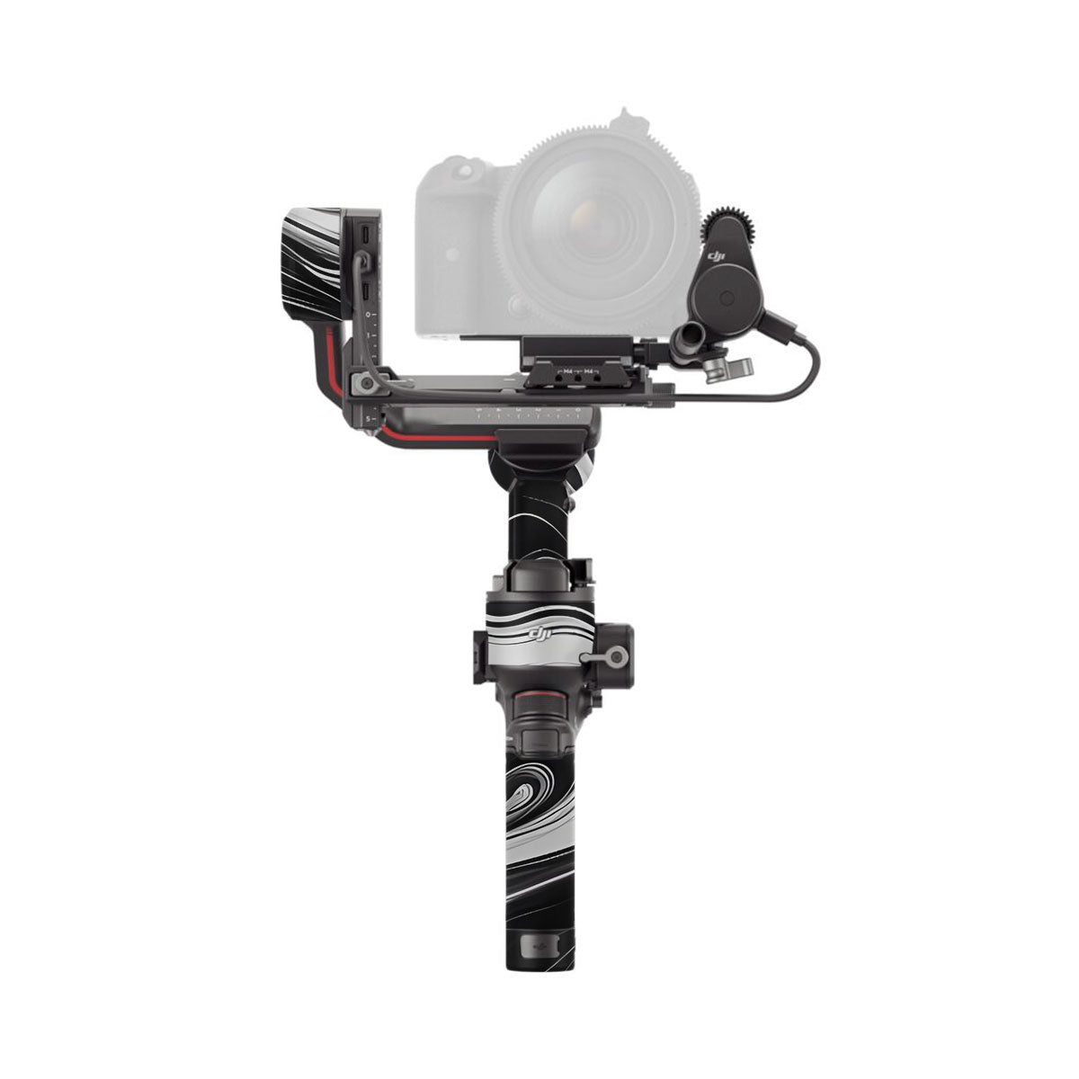 Black and White Marble DJI RS 3 Gimbal Skin