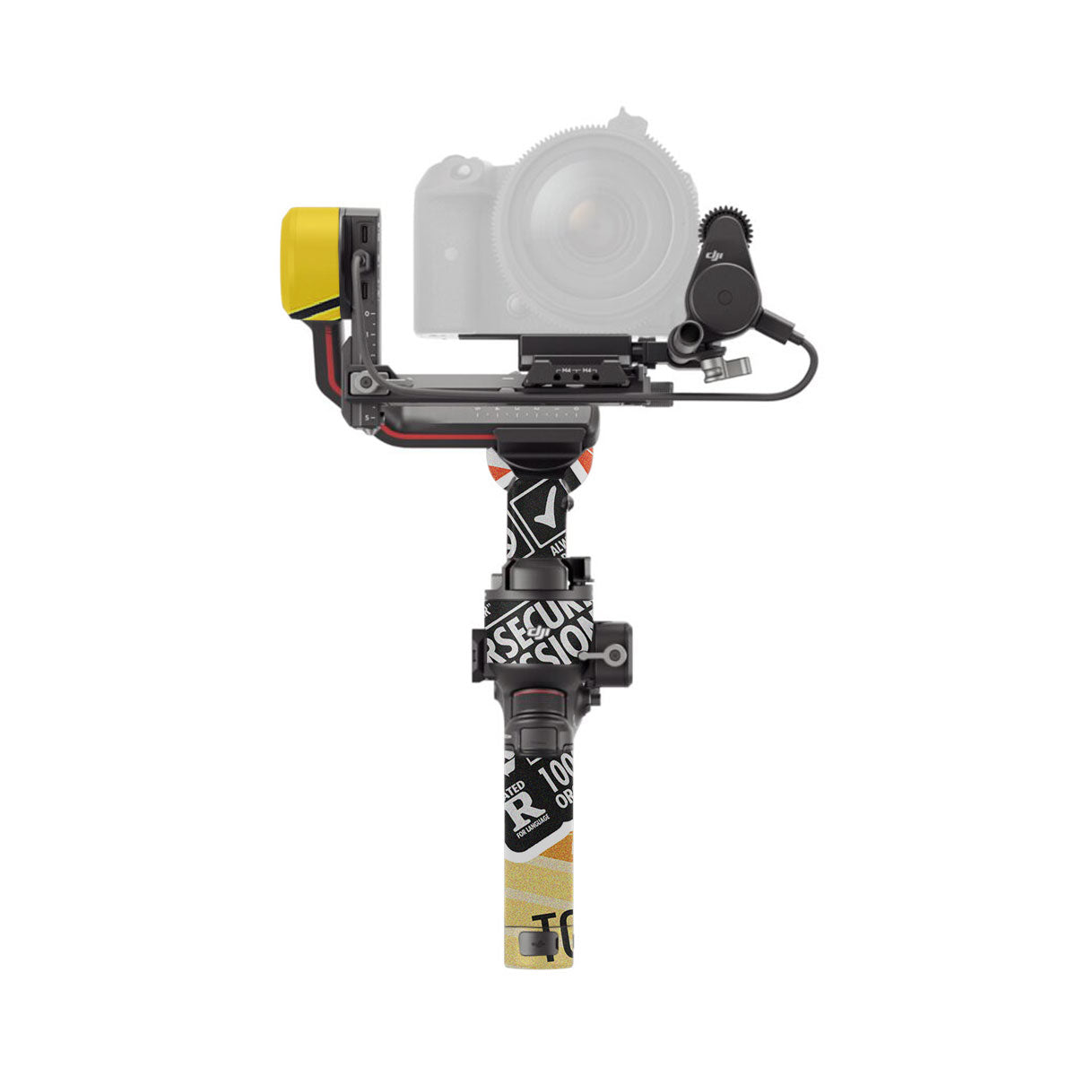 Tech Aesthetic Sticker Collage DJI RS 3 Gimbal Skin