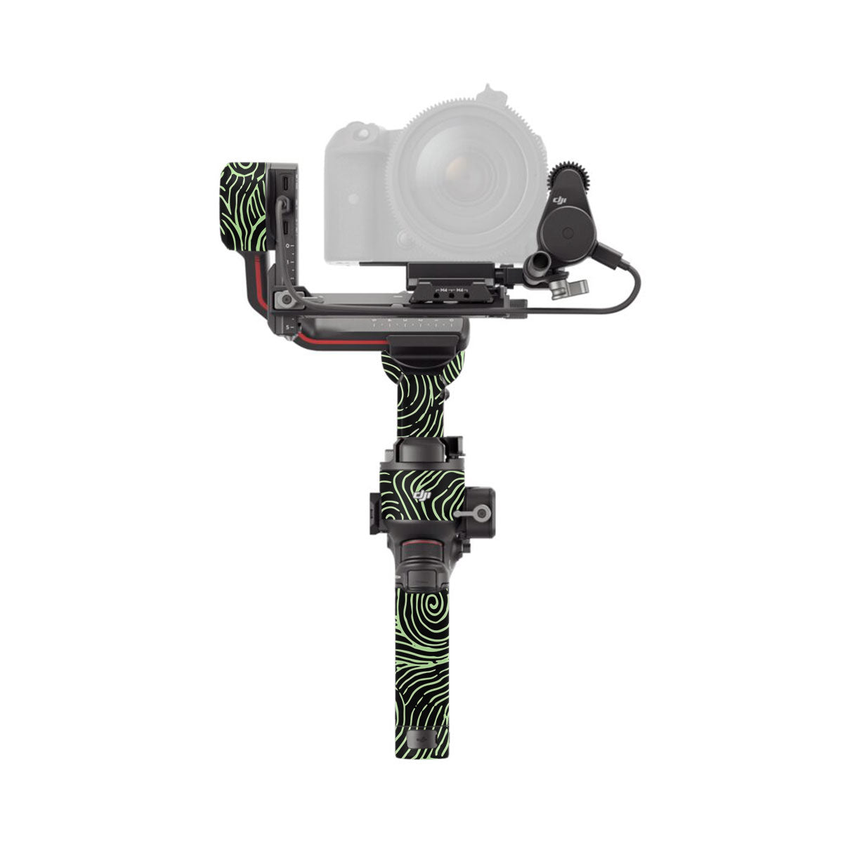 Green Spirals DJI RS 3 Gimbal Skin