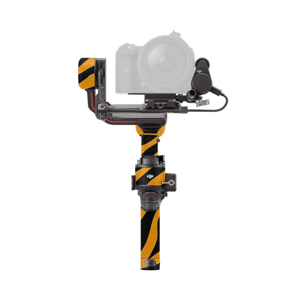 Zebra Gold Pattern DJI RS 3 Gimbal Skin