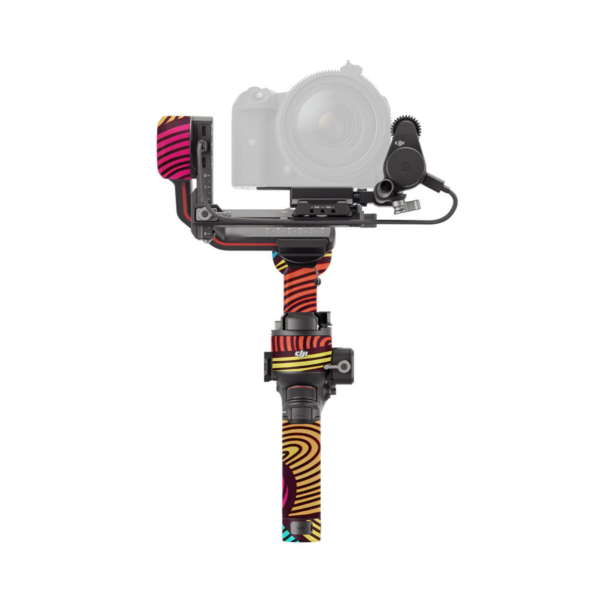Retro Colorful Doodle Art Pattern DJI RS 3 Gimbal Skin