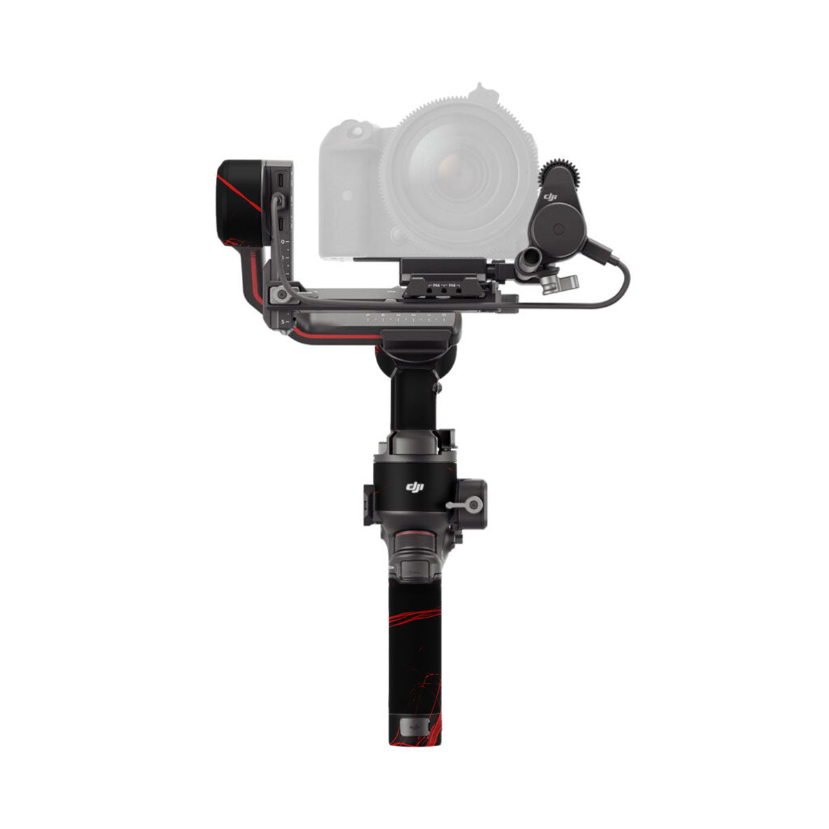 Red Neural Grid DJI RS 3 Gimbal Skin