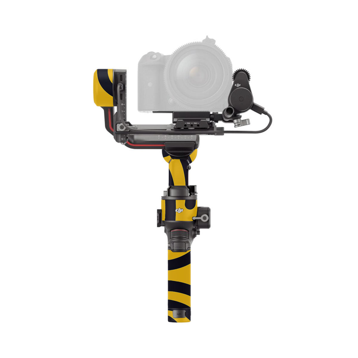 Minimal Yellow Wave DJI RS 3 Gimbal Skin
