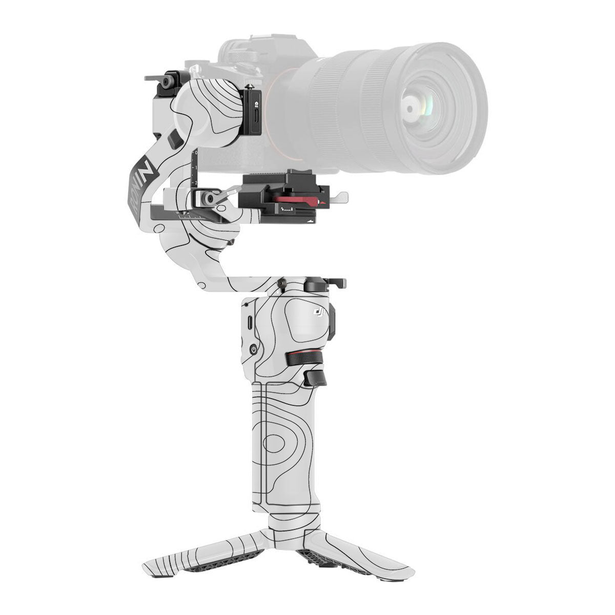 White Contour Design DJI RS 3 Mini Gimbal Skin