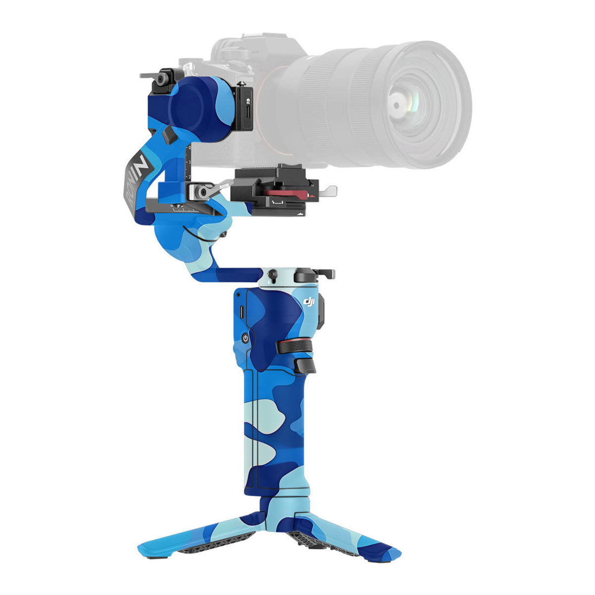 Arctic Blue Camo Pattern DJI RS 3 Mini Gimbal Skin