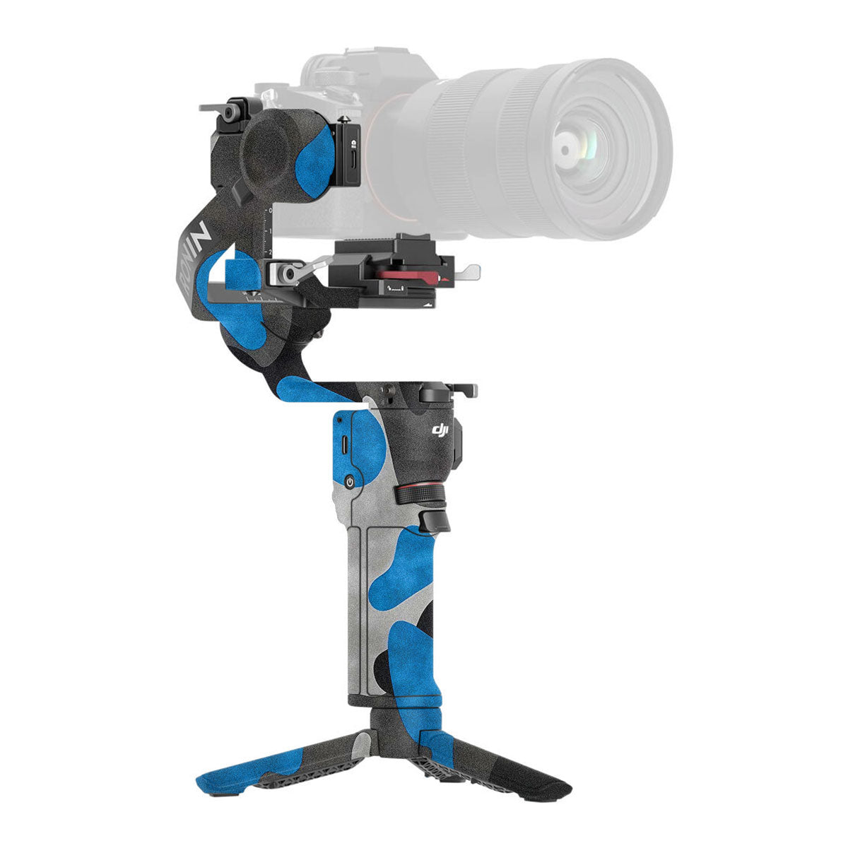 Blue Grey Camo DJI RS 3 Mini Gimbal Skin