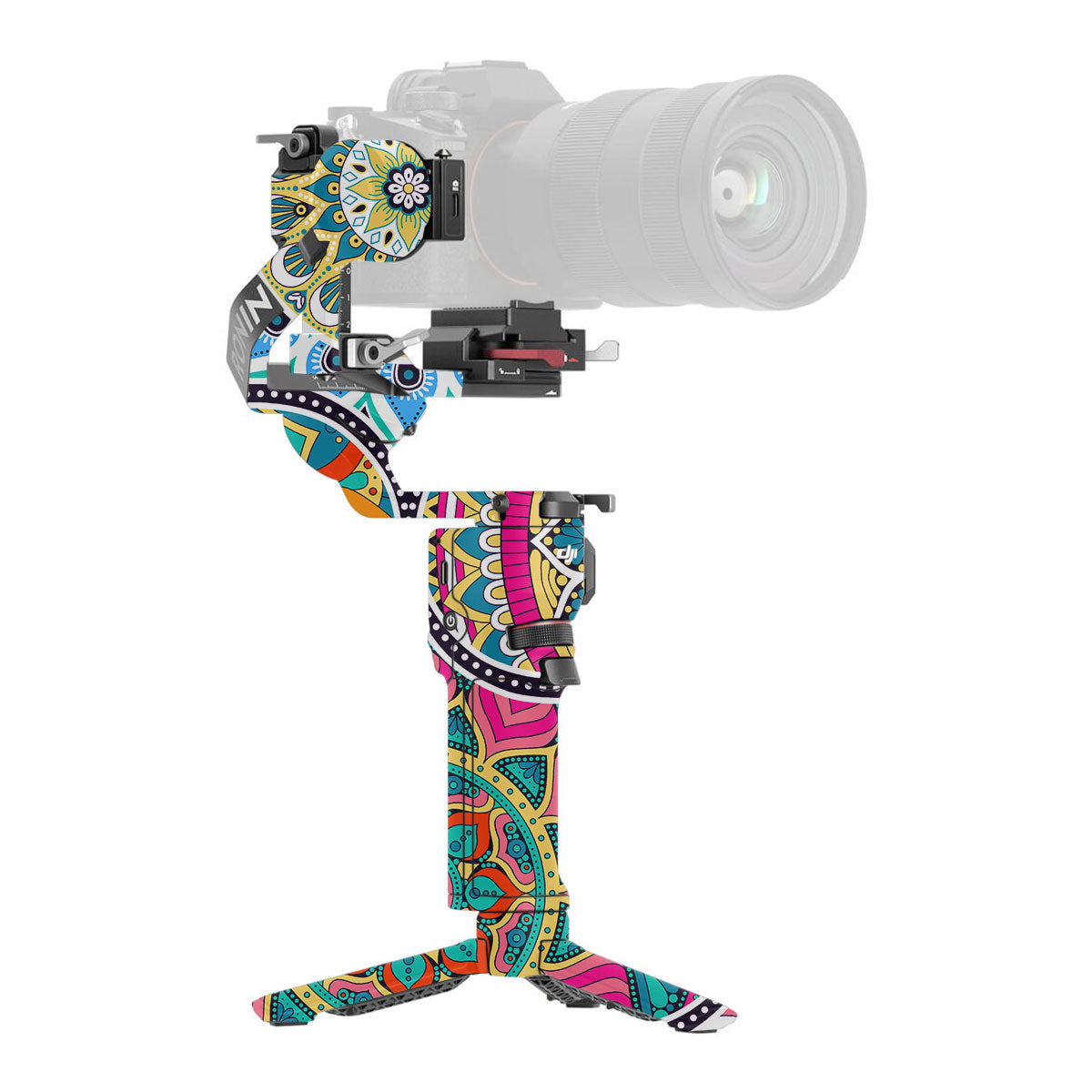 Boho Mandala Tile Pattern DJI RS 3 Mini Gimbal Skin