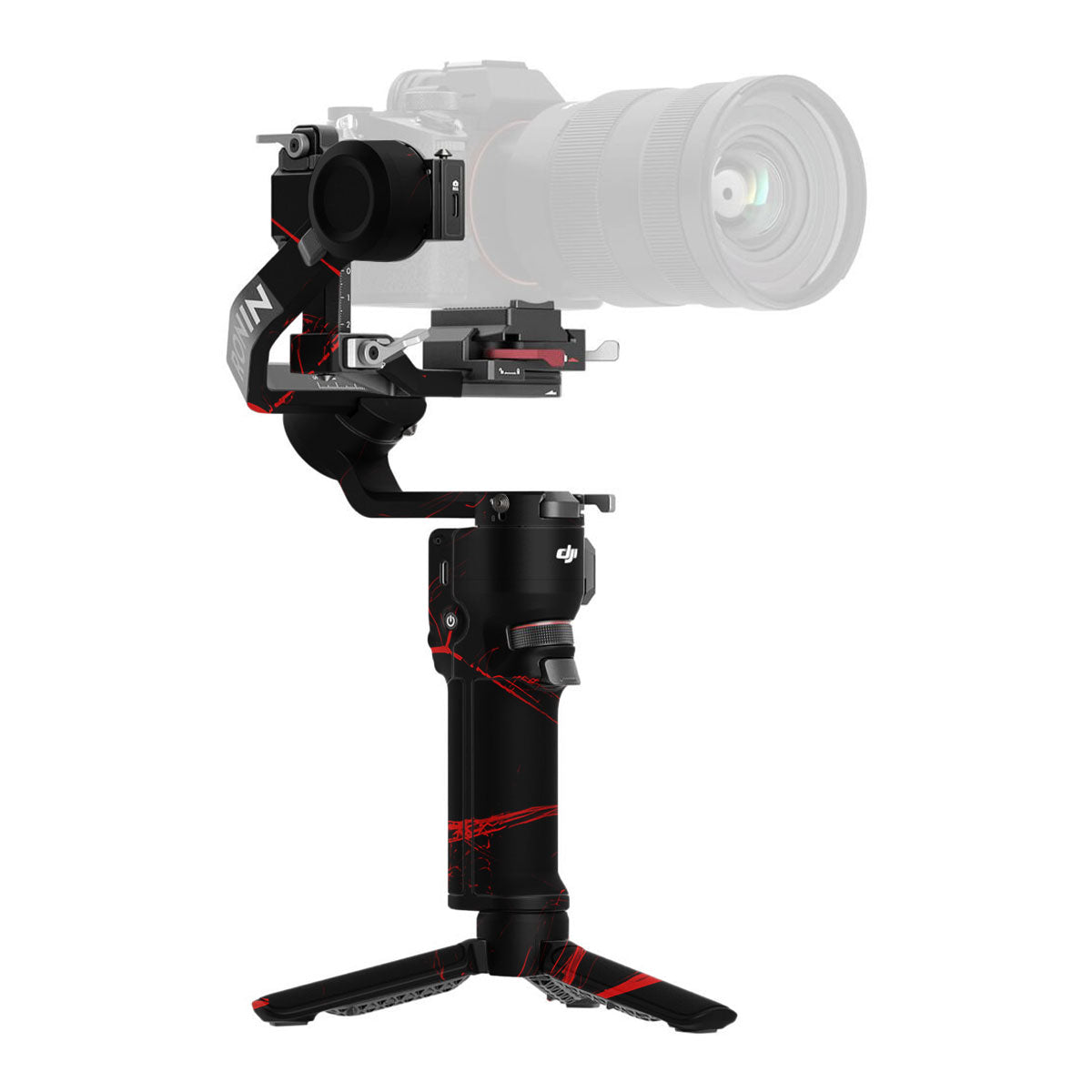 Red Neural Grid DJI RS 3 Mini Gimbal Skin