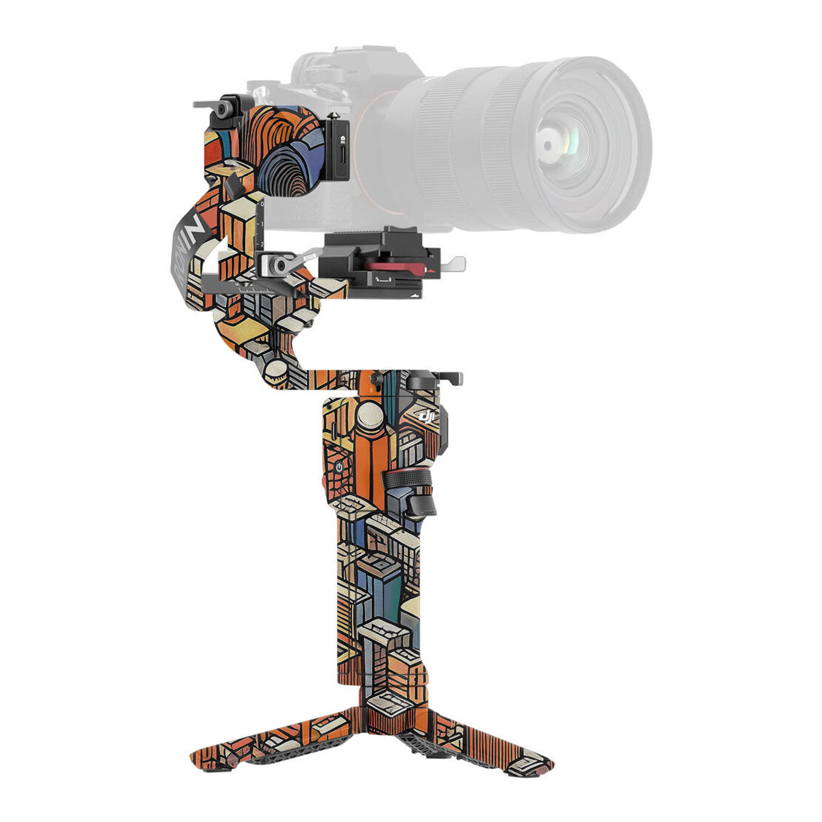 Isometric Cityscape DJI RS 3 Mini Gimbal Skin