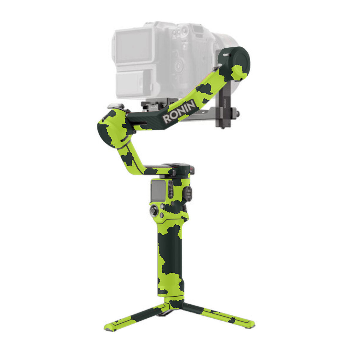 Neon Green Splatter DJI RS 3 Pro Gimbal Skin