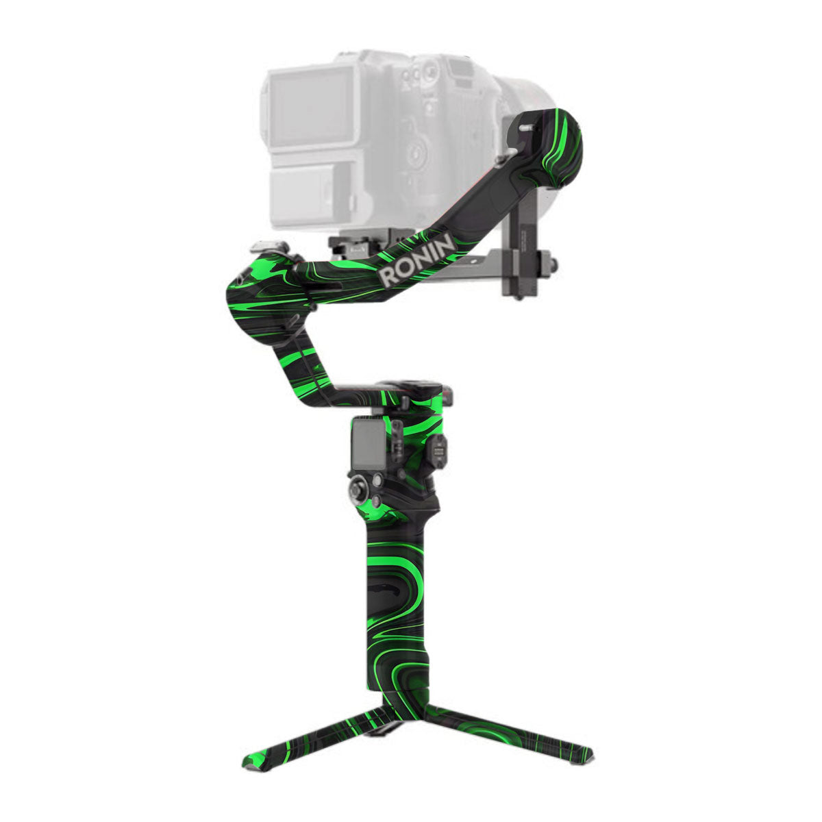 Green Liquid Pattern DJI RS 3 Pro Gimbal Skin