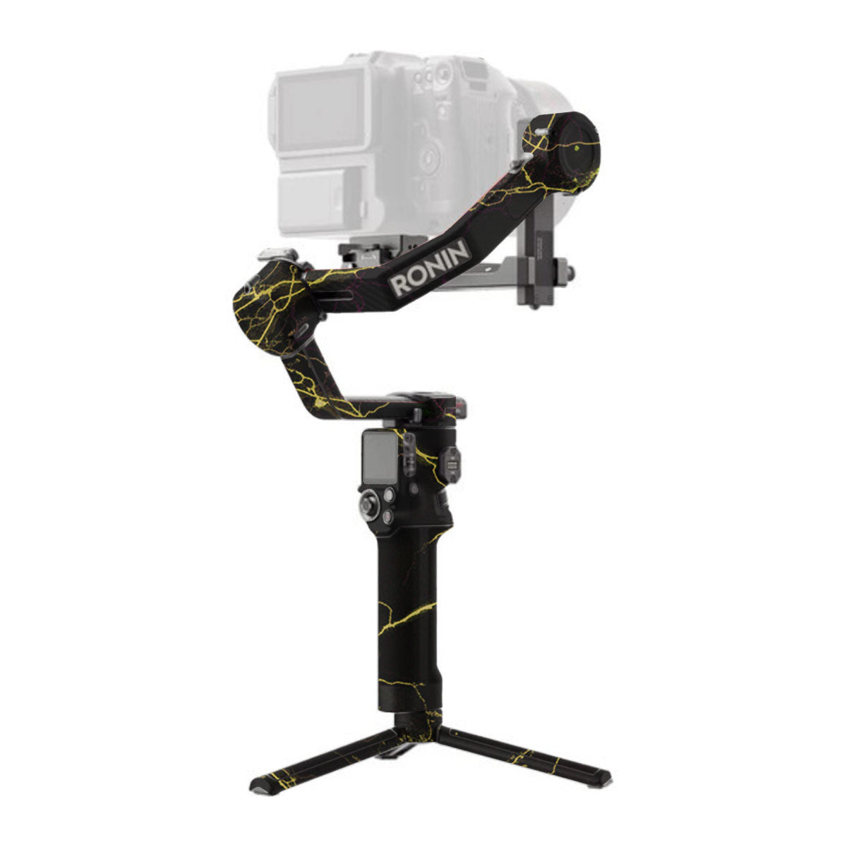 Electric Gold Veins DJI RS 3 Pro Gimbal Skin