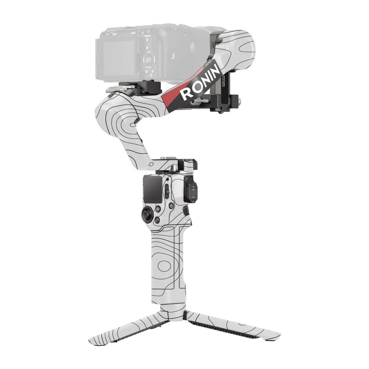 White Contour Design DJI RS 4 Gimbal Skin