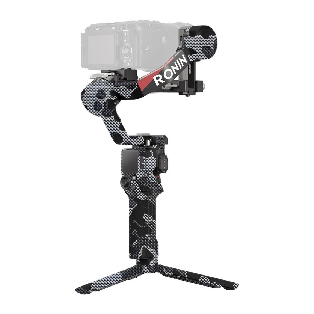 Stealth Grey Camo DJI RS 4 Gimbal Skin