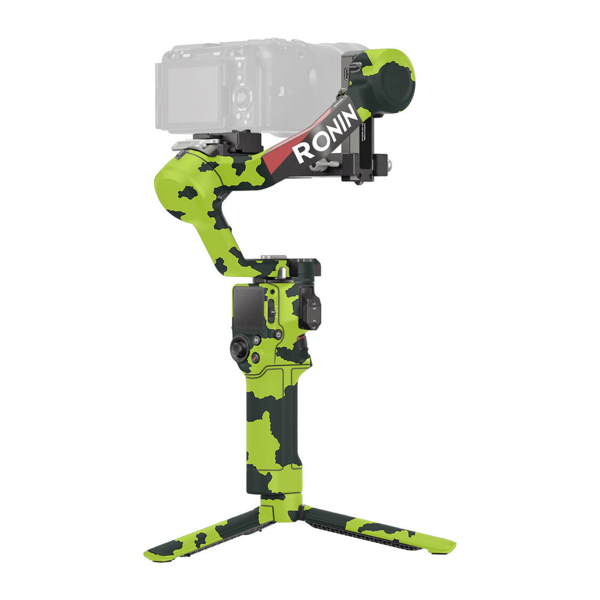 Neon Green Splatter DJI RS 4 Gimbal Skin