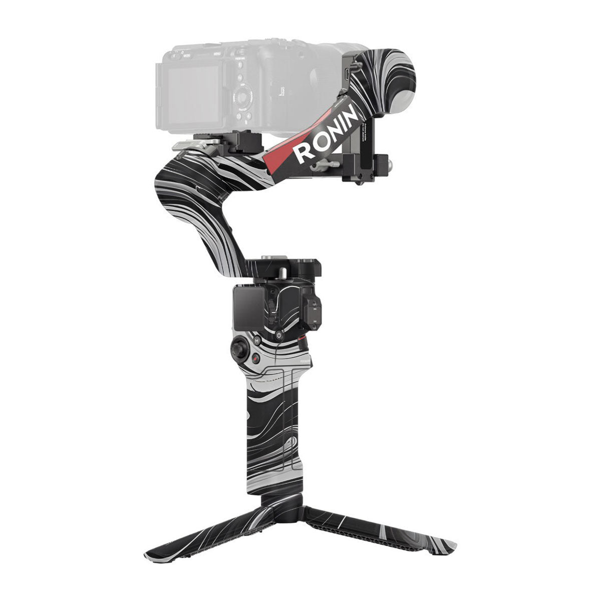 Black and White Marble DJI RS 4 Gimbal Skin
