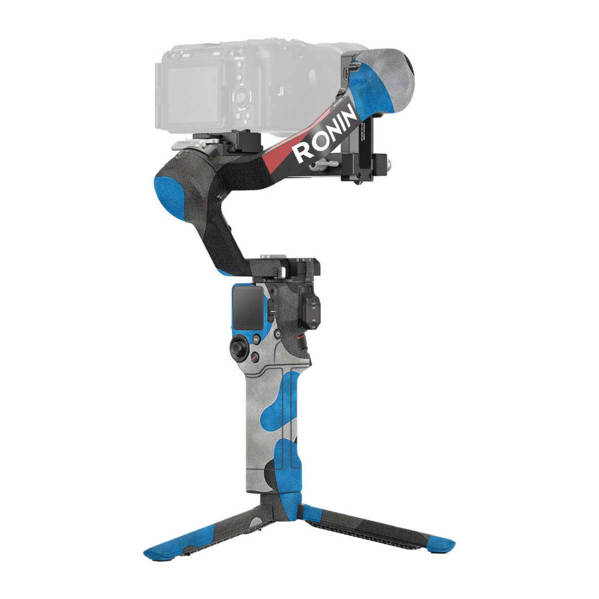 Blue Grey Camo DJI RS 4 Gimbal Skin