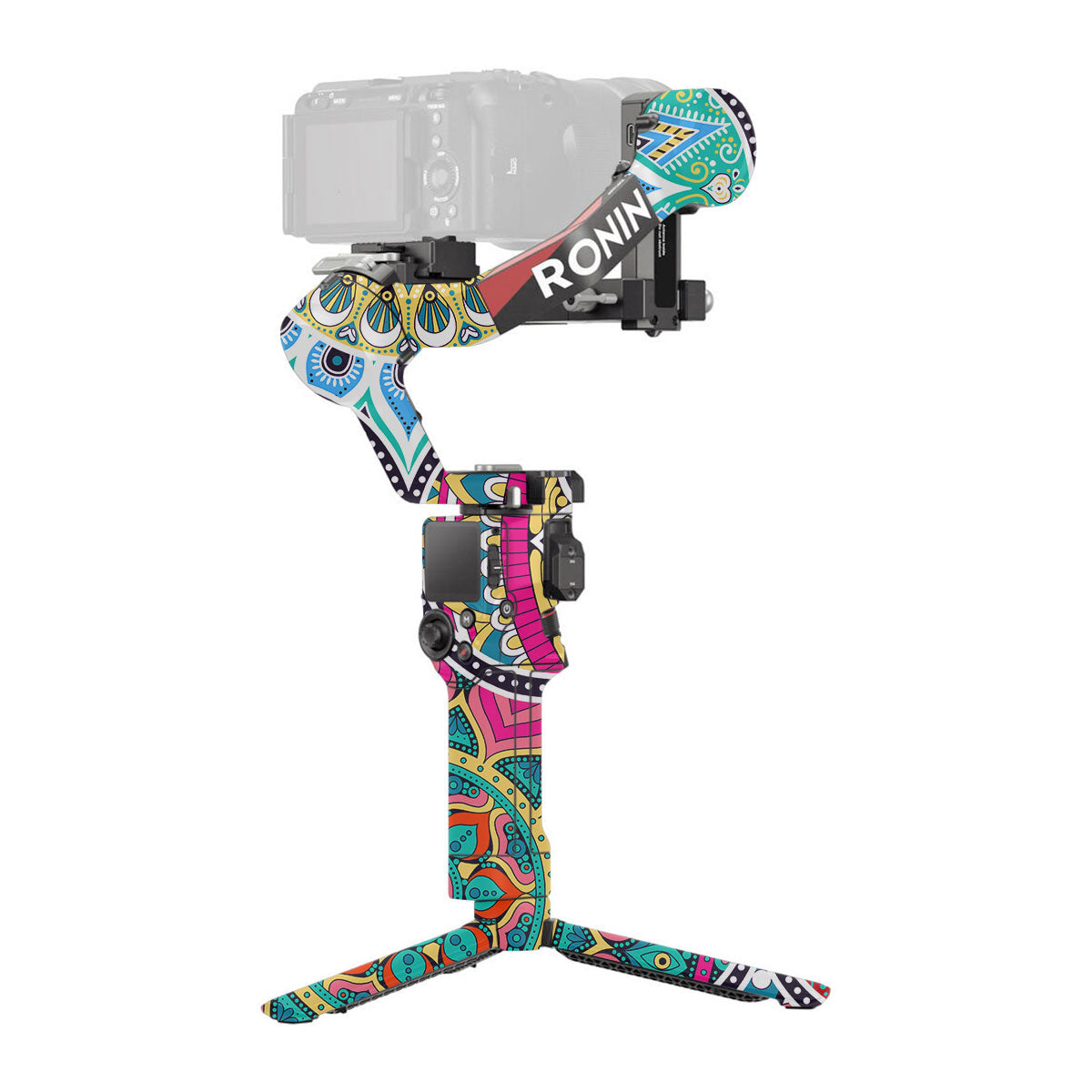 Boho Mandala Tile Pattern DJI RS 4 Gimbal Skin