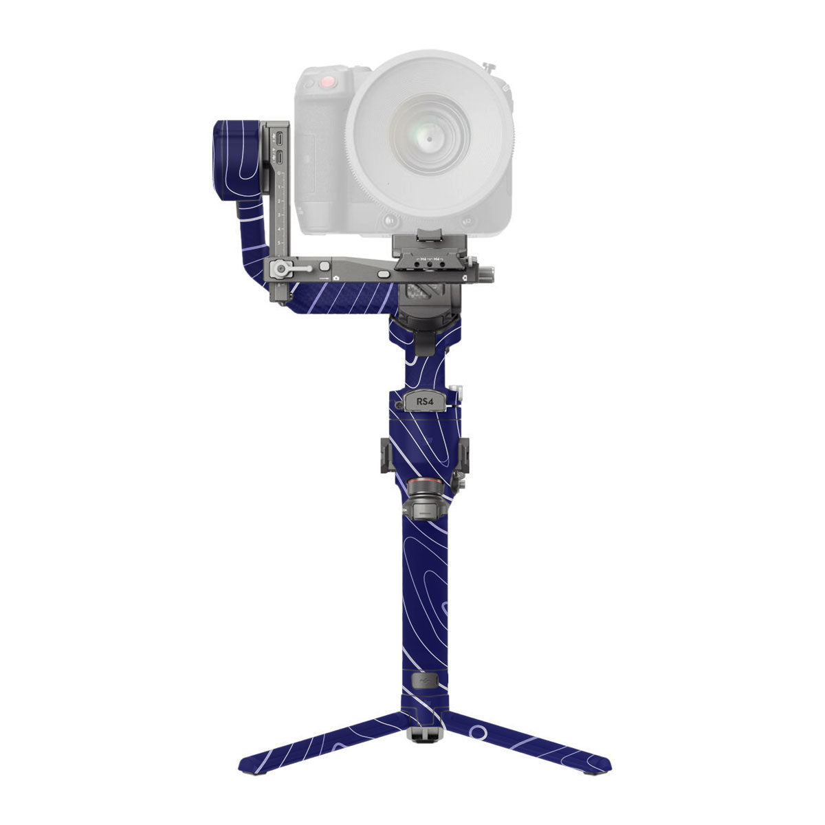 Deep Blue Contour DJI RS 4 Pro Gimbal Skin