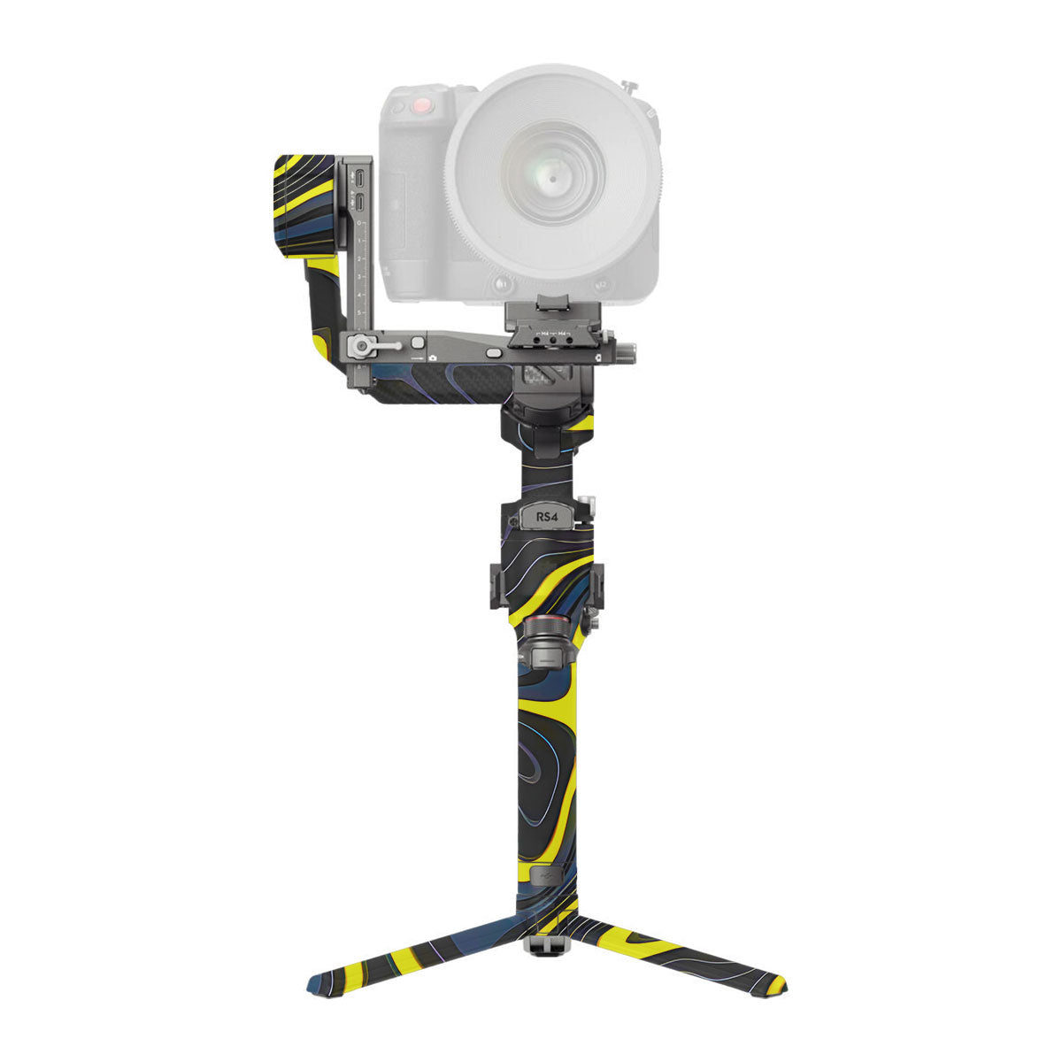 Neon Lava Contours DJI RS 4 Pro Gimbal Skin