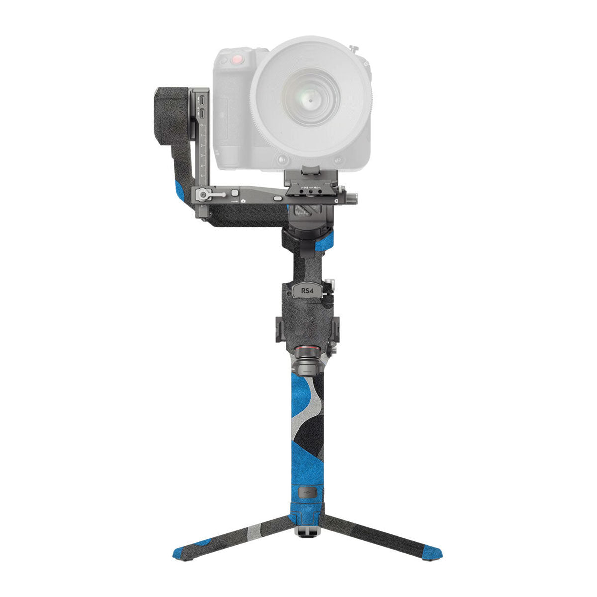 Blue Grey Camo DJI RS 4 Pro Gimbal Skin