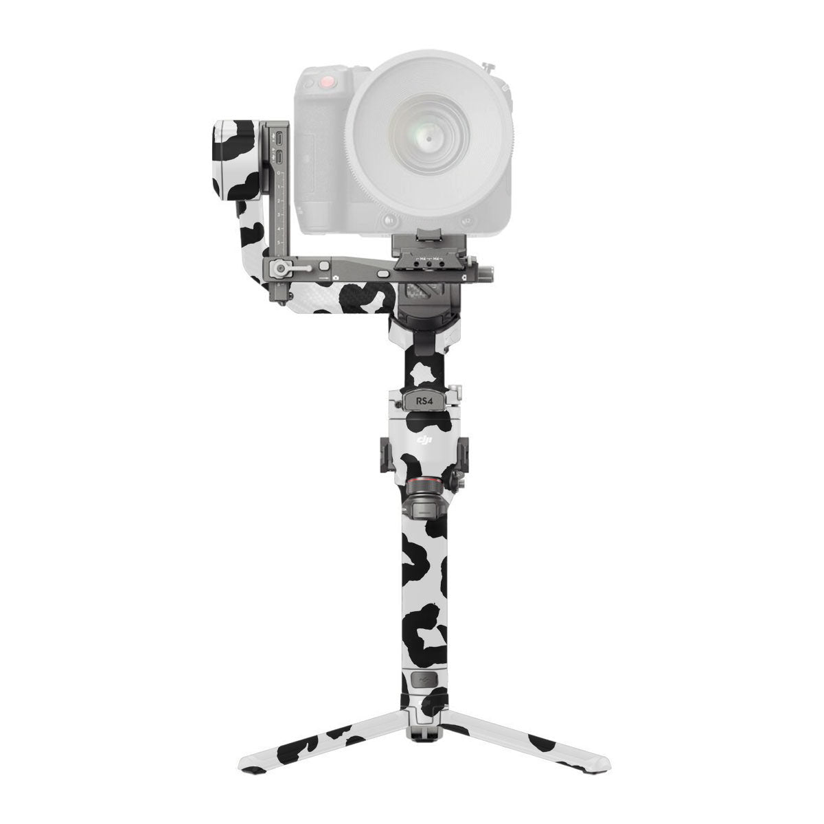 White Leopard DJI RS 4 Pro Gimbal Skin