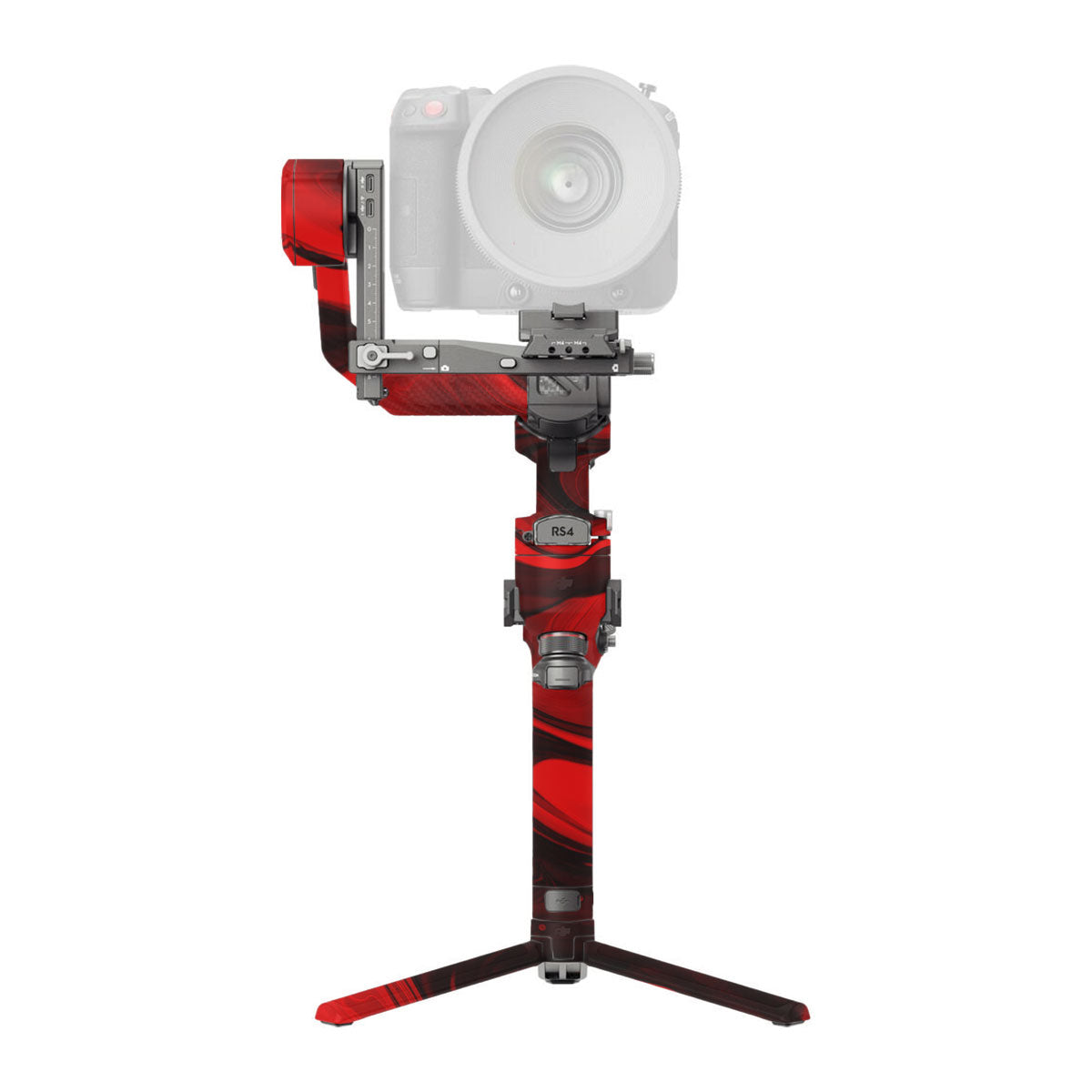 Red Lava Flow DJI RS 4 Pro Gimbal Skin