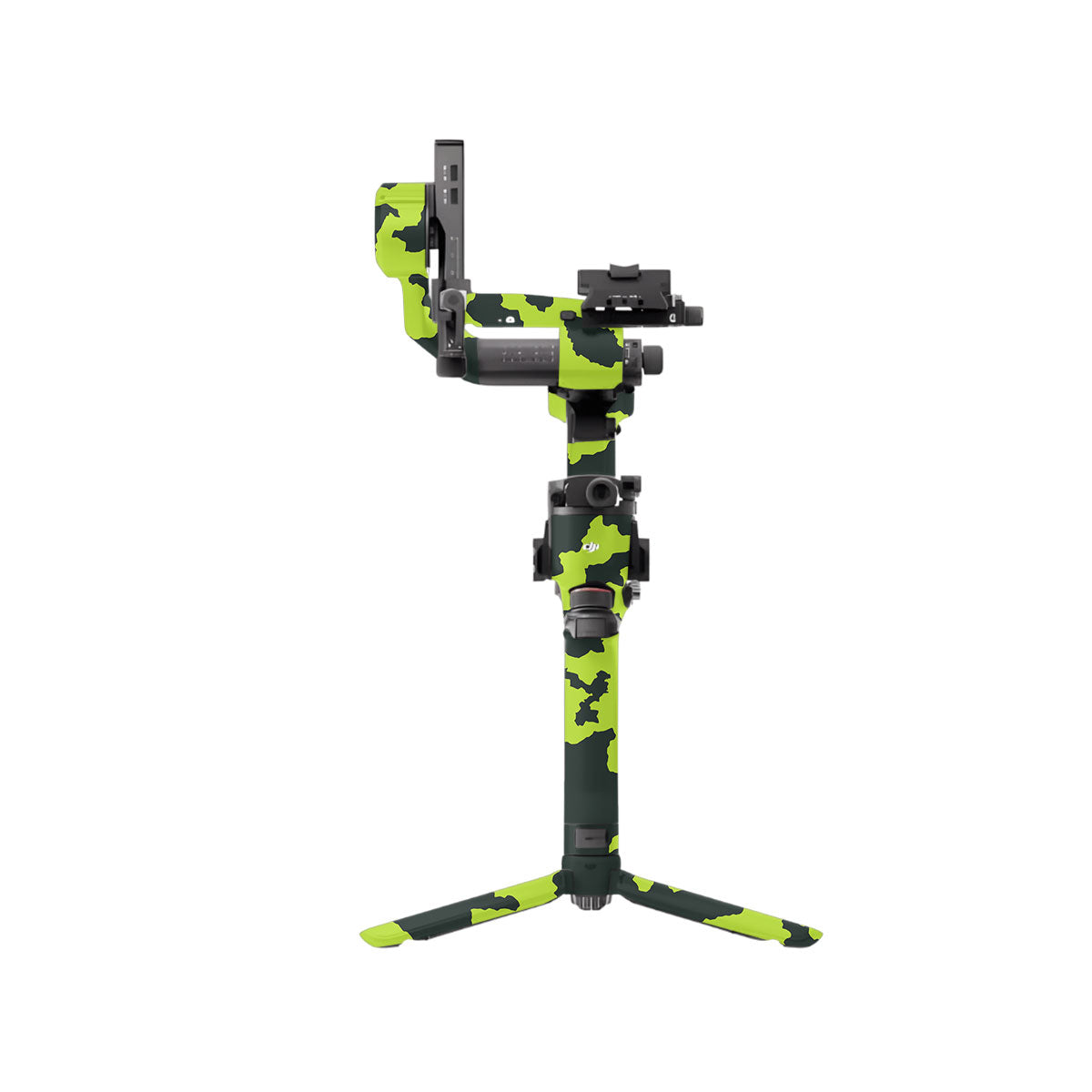 Neon Green Splatter DJI RS 5 Gimbal Skin