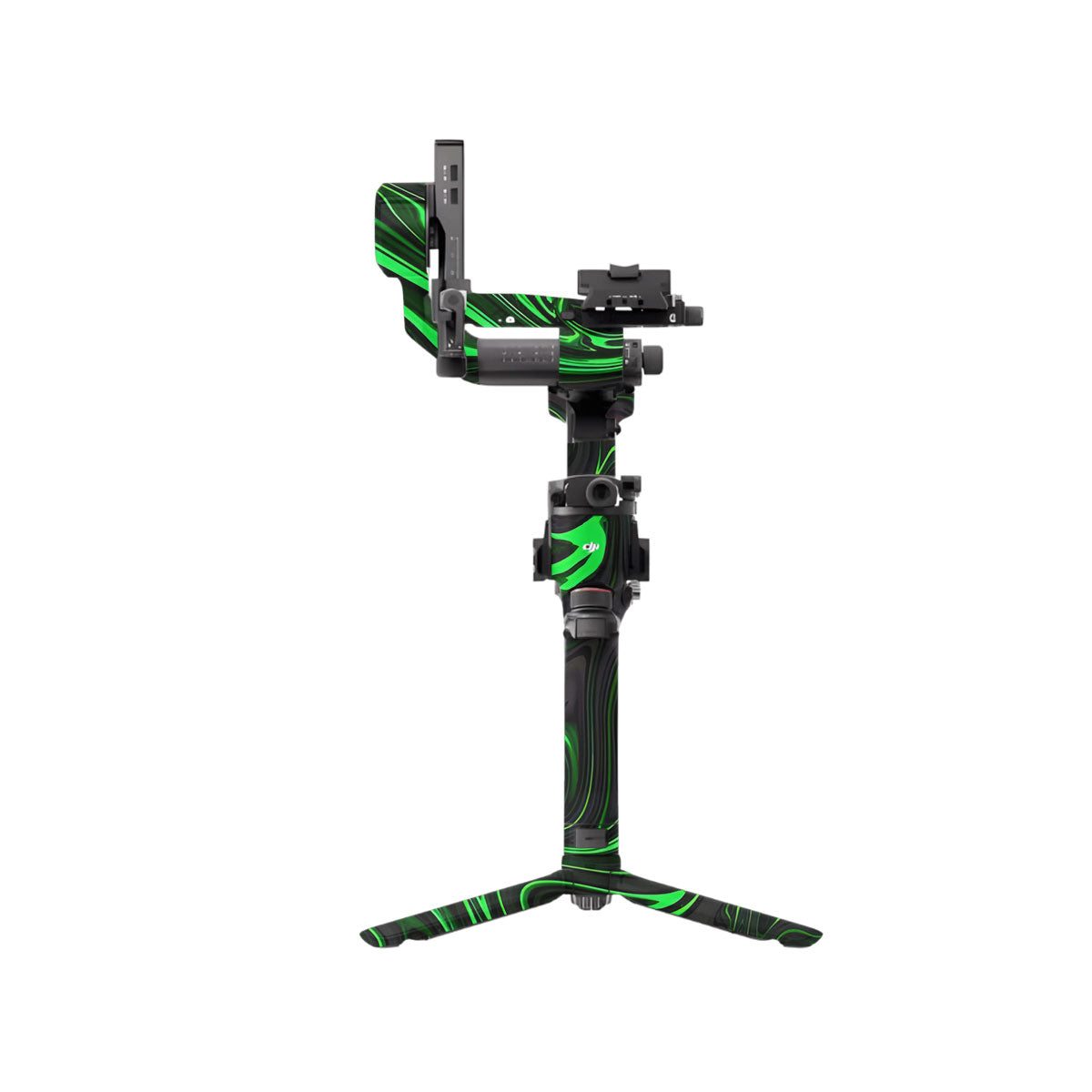 Green Liquid Pattern DJI RS 5 Gimbal Skin