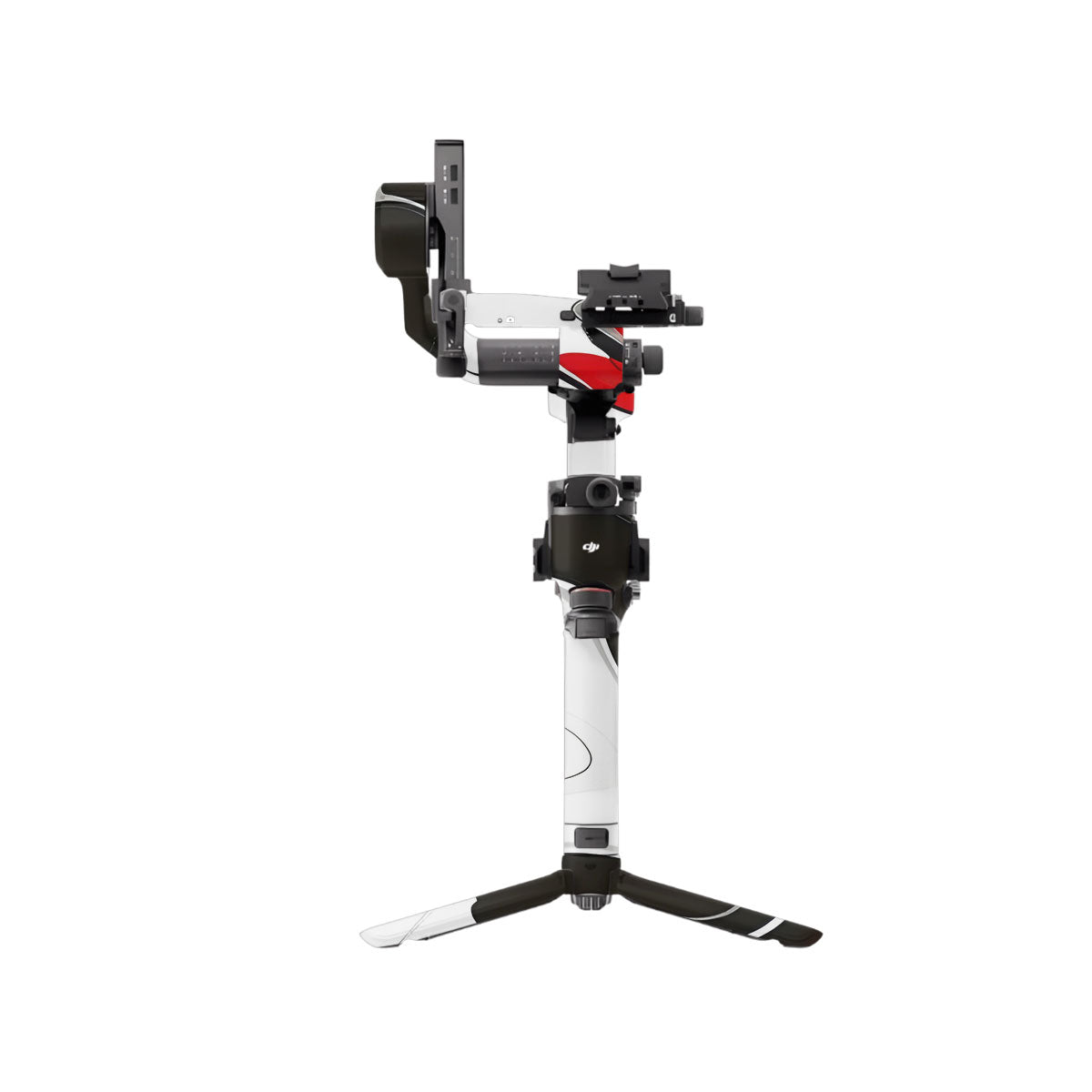Scarlet and White Motion DJI RS 5 Gimbal Skin