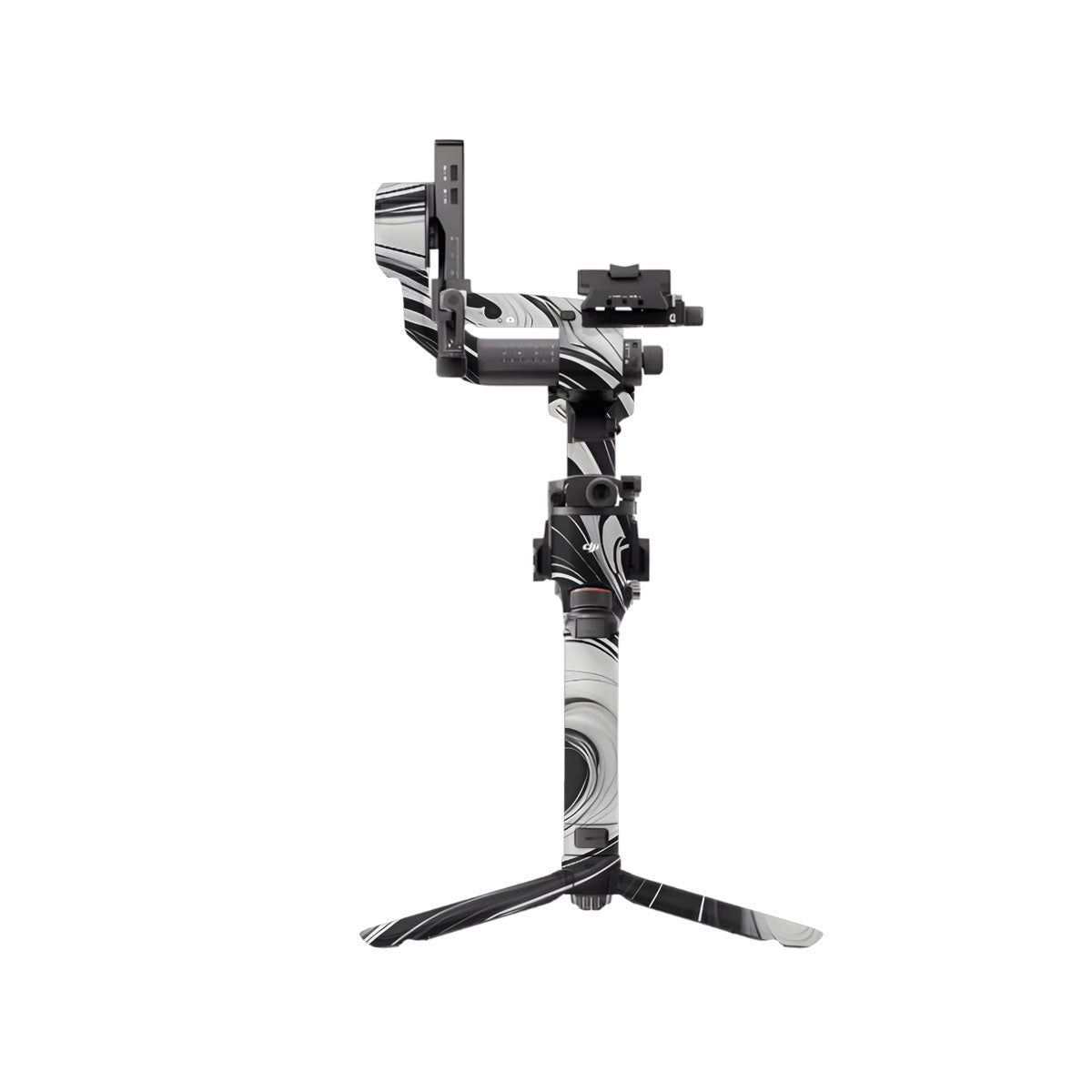 Black and White Marble DJI RS 5 Gimbal Skin