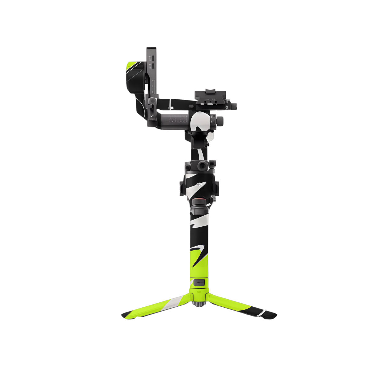Neon Green and Black Pattern DJI RS 5 Gimbal Skin