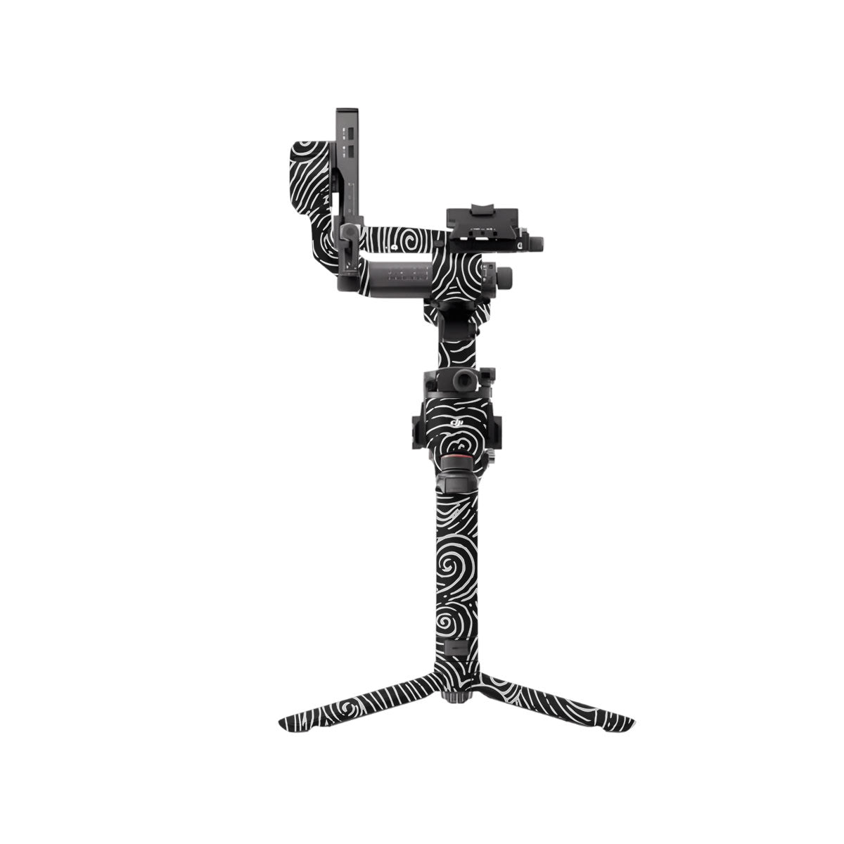 White Spirals DJI RS 5 Gimbal Skin