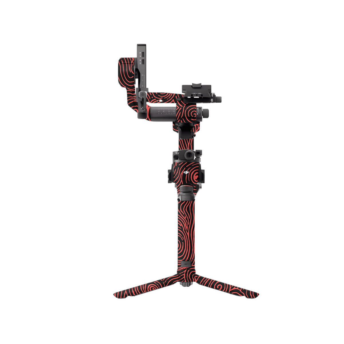 Red Spirals DJI RS 5 Gimbal Skin