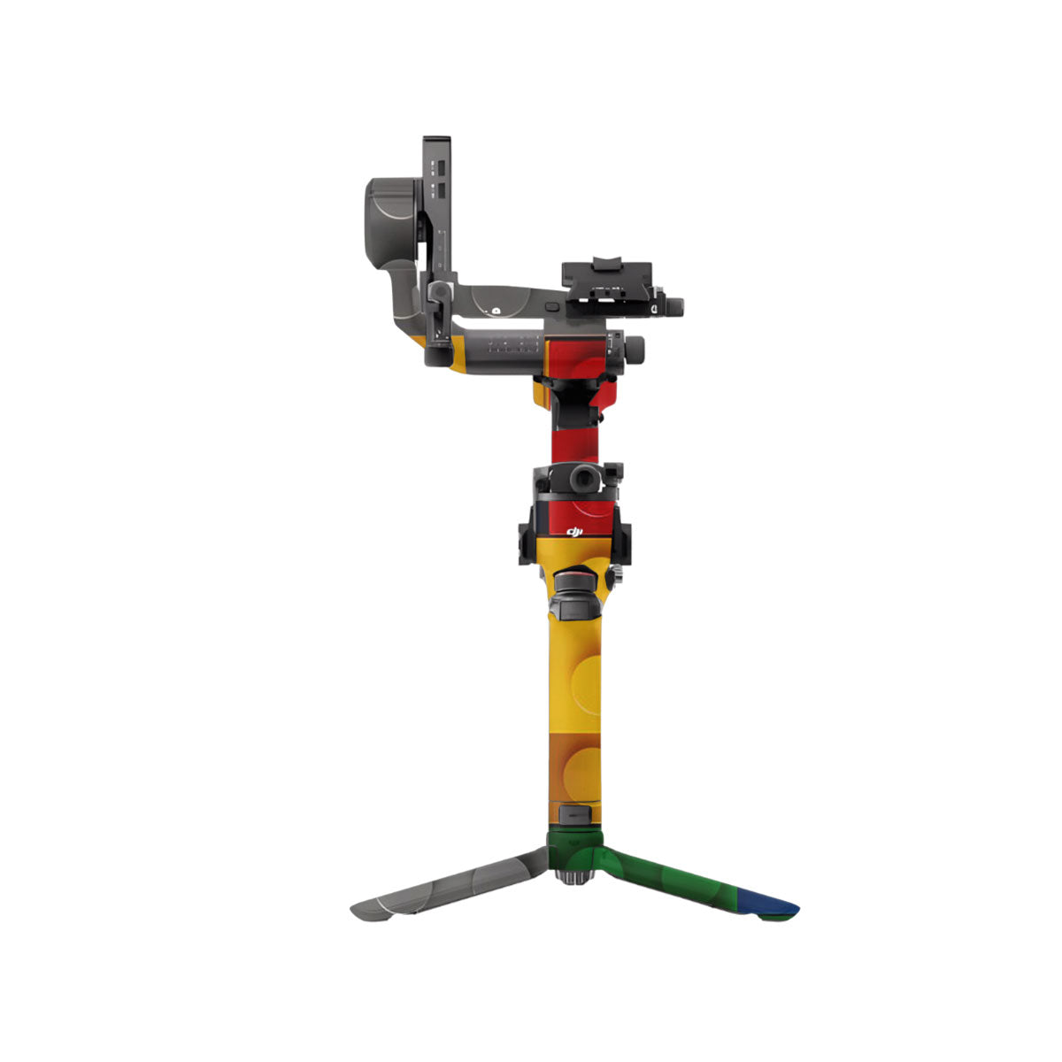 Colorful LEGO Brick Wall Pattern DJI RS 5 Gimbal Skin