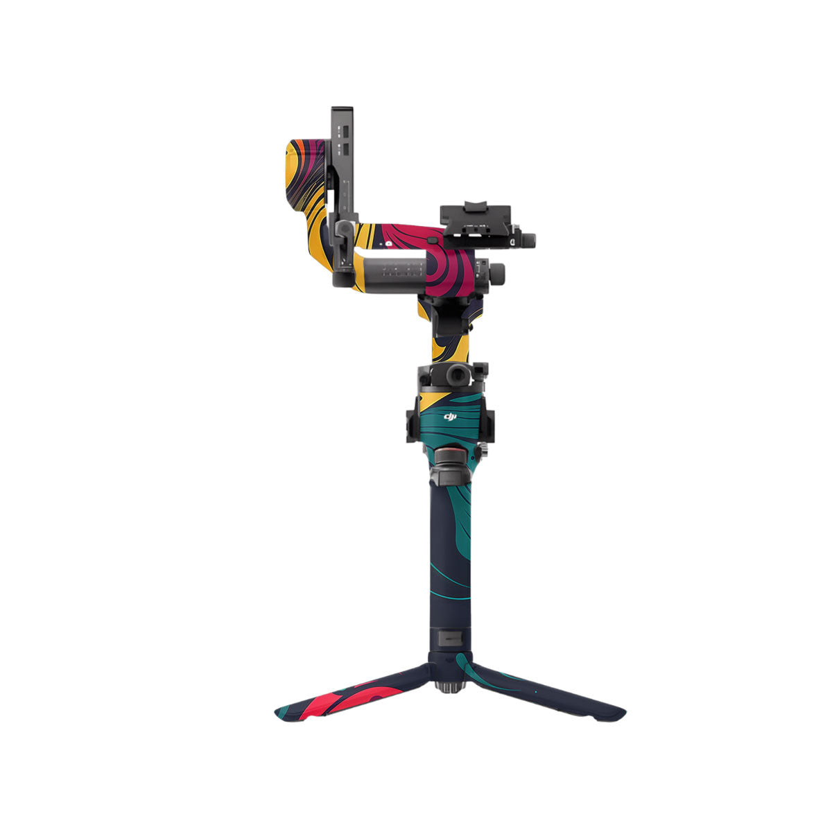 Psychedelic Color Swirl DJI RS 5 Gimbal Skin