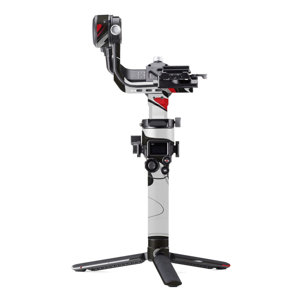 Scarlet and White Motion DJI RSC 2 Gimbal Skin