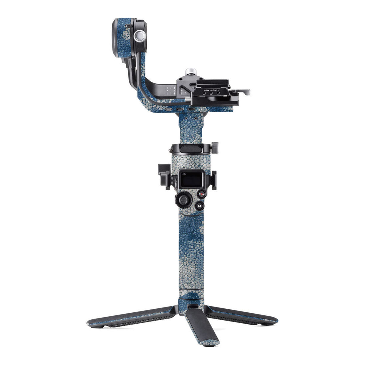 Blue Watercolor Fabric DJI RSC 2 Gimbal Skin