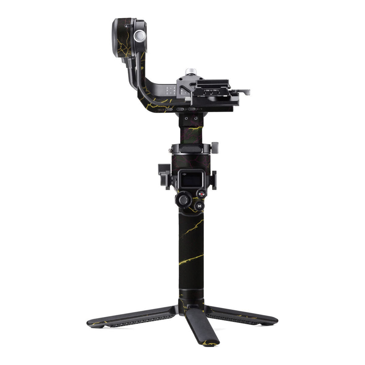 Electric Gold Veins DJI RSC 2 Gimbal Skin