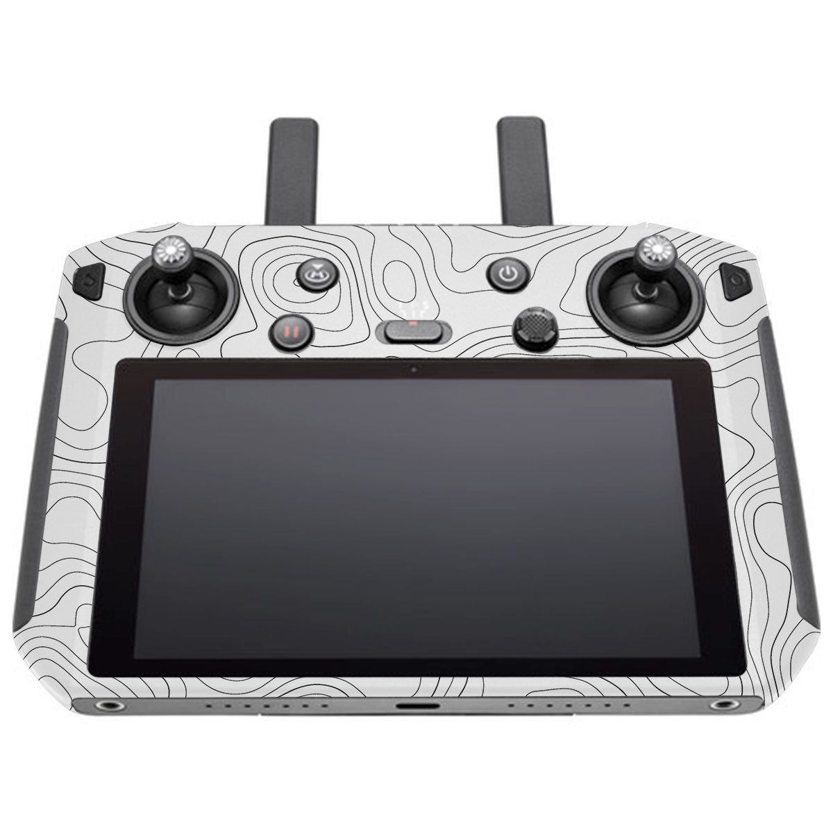 White Contour Design DJI Smart Remote Controller Skin