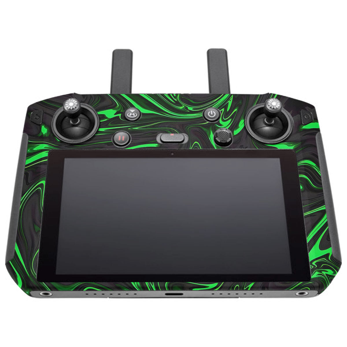 Green Liquid Pattern DJI Smart Remote Controller Skin