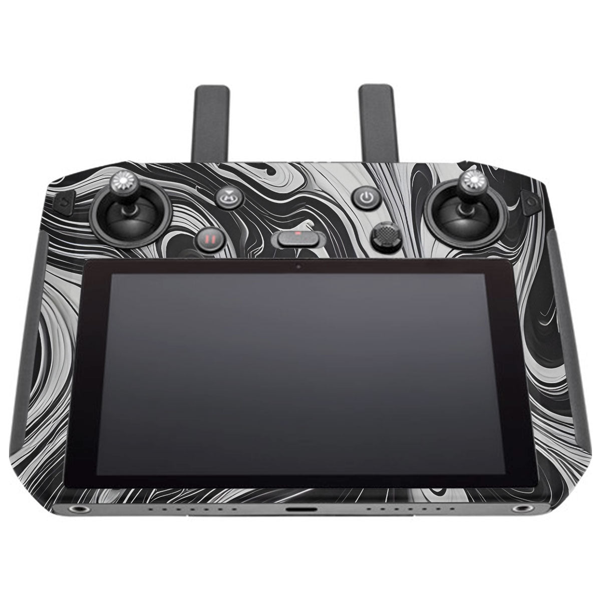 Black and White Marble DJI Smart Remote Controller Skin