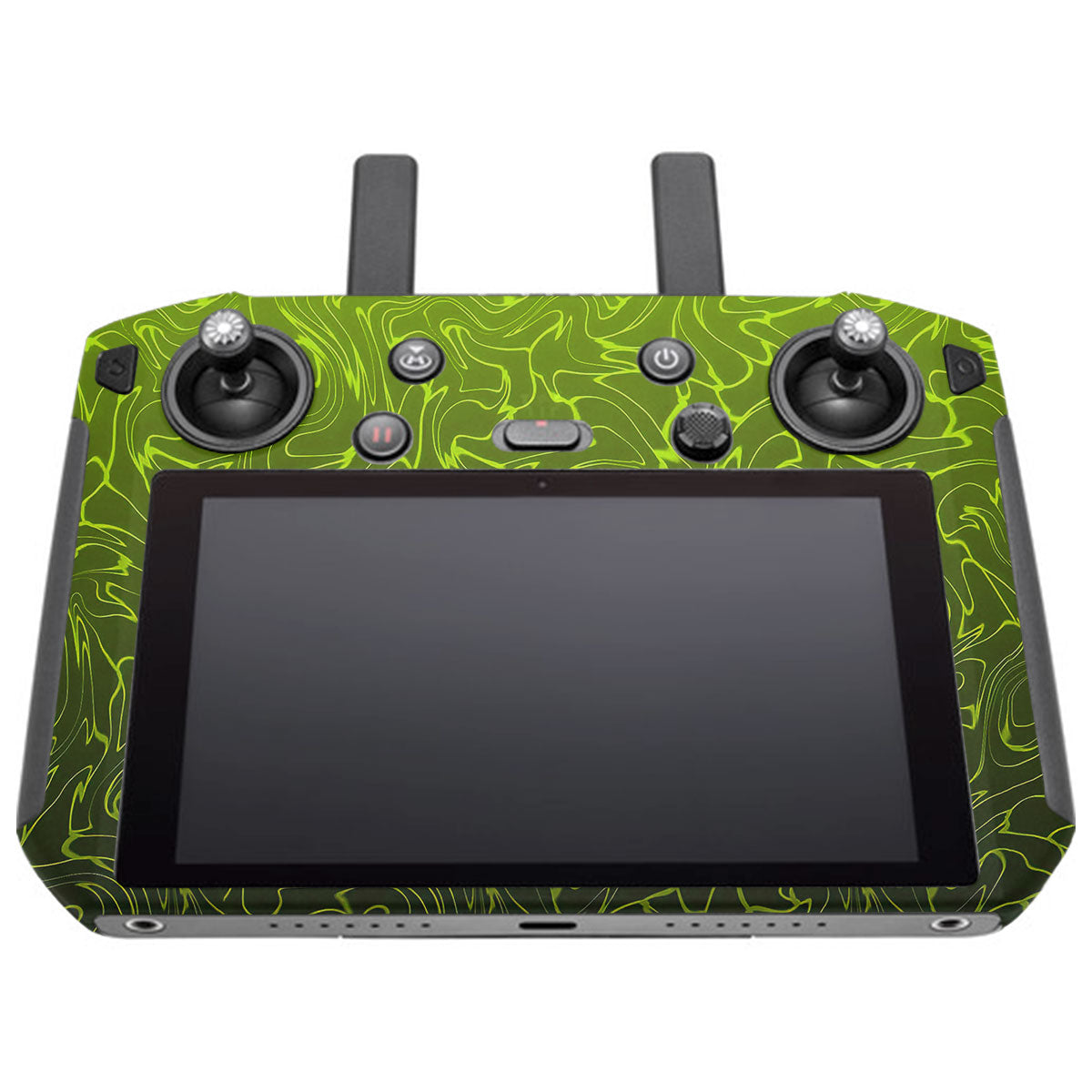 Lime Yellow to Black Gradient DJI Smart Remote Controller Skin
