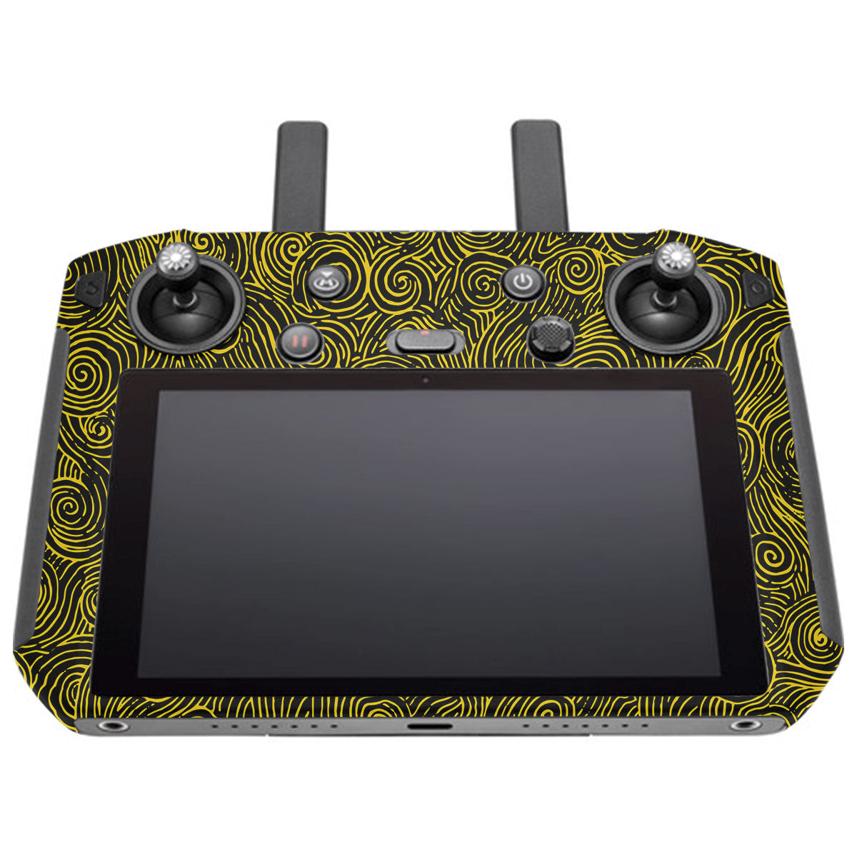 Yellow Spirals DJI Smart Remote Controller Skin
